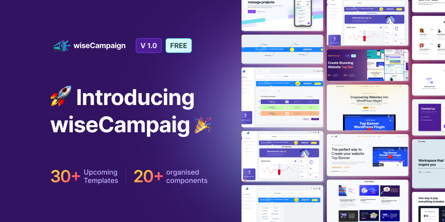 wiseCampaign: A Powerful WordPress Plugin for Better Engagement