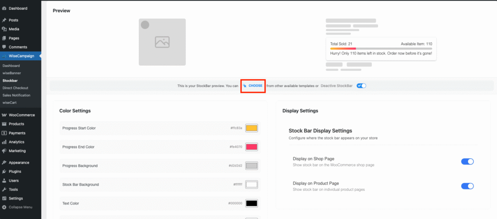 How to add StockBar on WooCoomerce Products 4 Screenshot 2025 09 13 at 1.22.43 PM