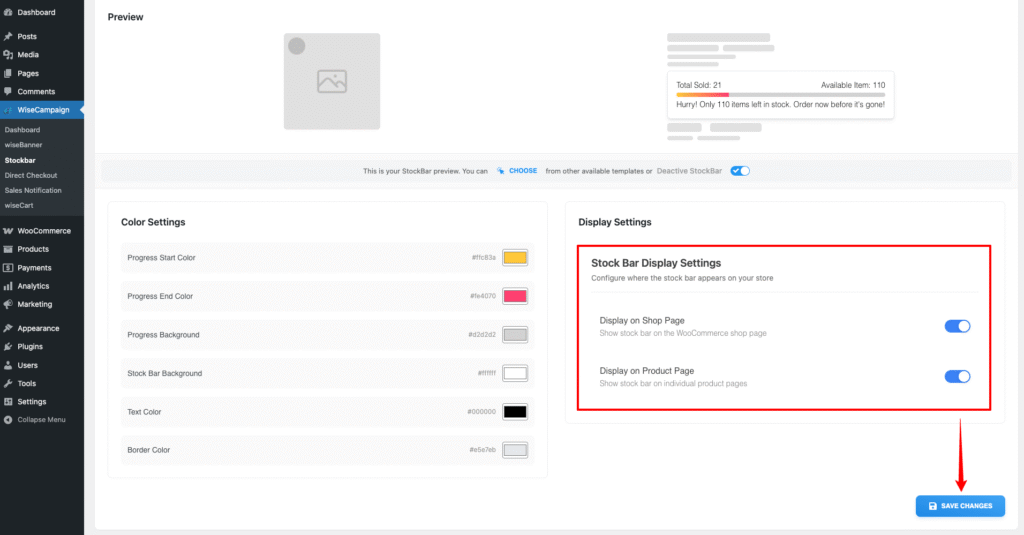 How to add StockBar on WooCoomerce Products 6 Stockbar %E2%80%B9Press 09 13 2025 01 25 PM