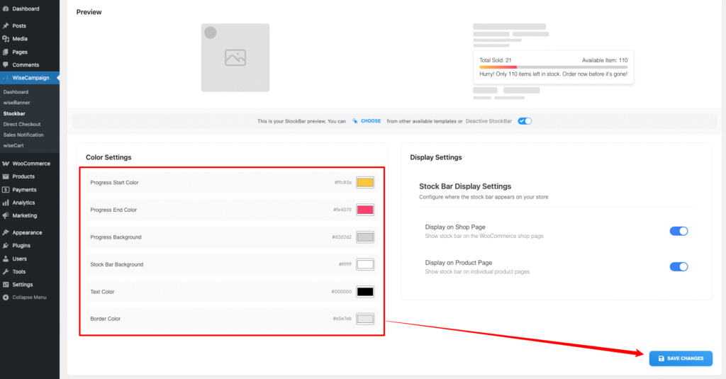 How to add StockBar on WooCoomerce Products 5 Stockbar 01 24 PM