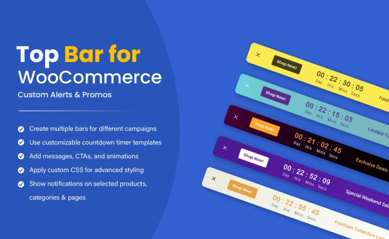 One Bar, Big Results: Why WooCommerce Stores Love wiseCampaign’s Top Banner 6 One Bar, Big Results: Why WooCommerce Stores Love wiseCampaign’s Top Banner