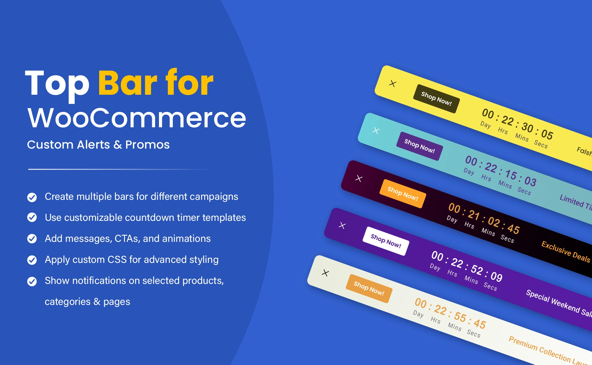 Top Bar for WooCommerce