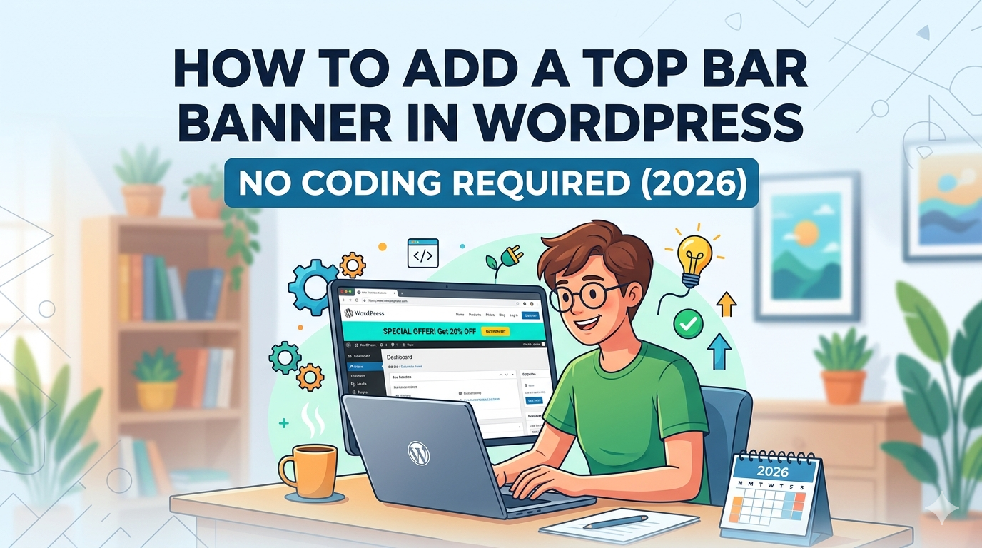 Best WordPress Top Bar Plugin - Add Banners in 5 Steps (No Coding) 1 Best WordPress Top Bar Plugin – Add Banners in 5 Steps (No Coding)