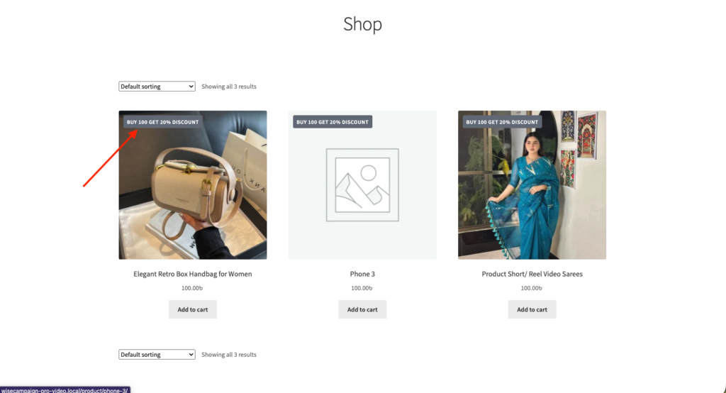 5 shop page total spend based discount