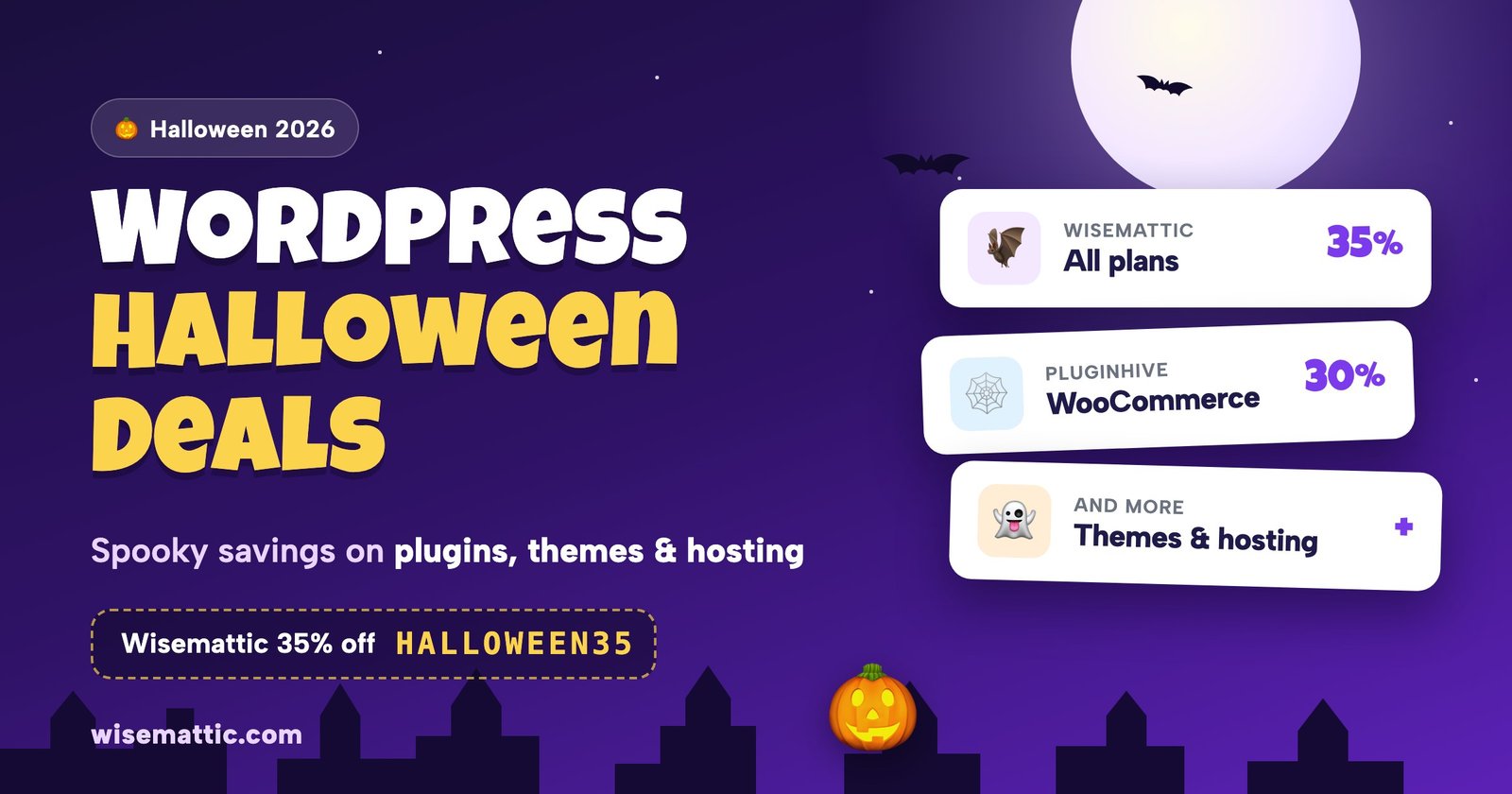 WordPress Halloween Deals 2026: No Tricks, Just Treats on Plugins, Themes & Hosting 1 WordPress Halloween deals 2026 on plugins, themes and hosting